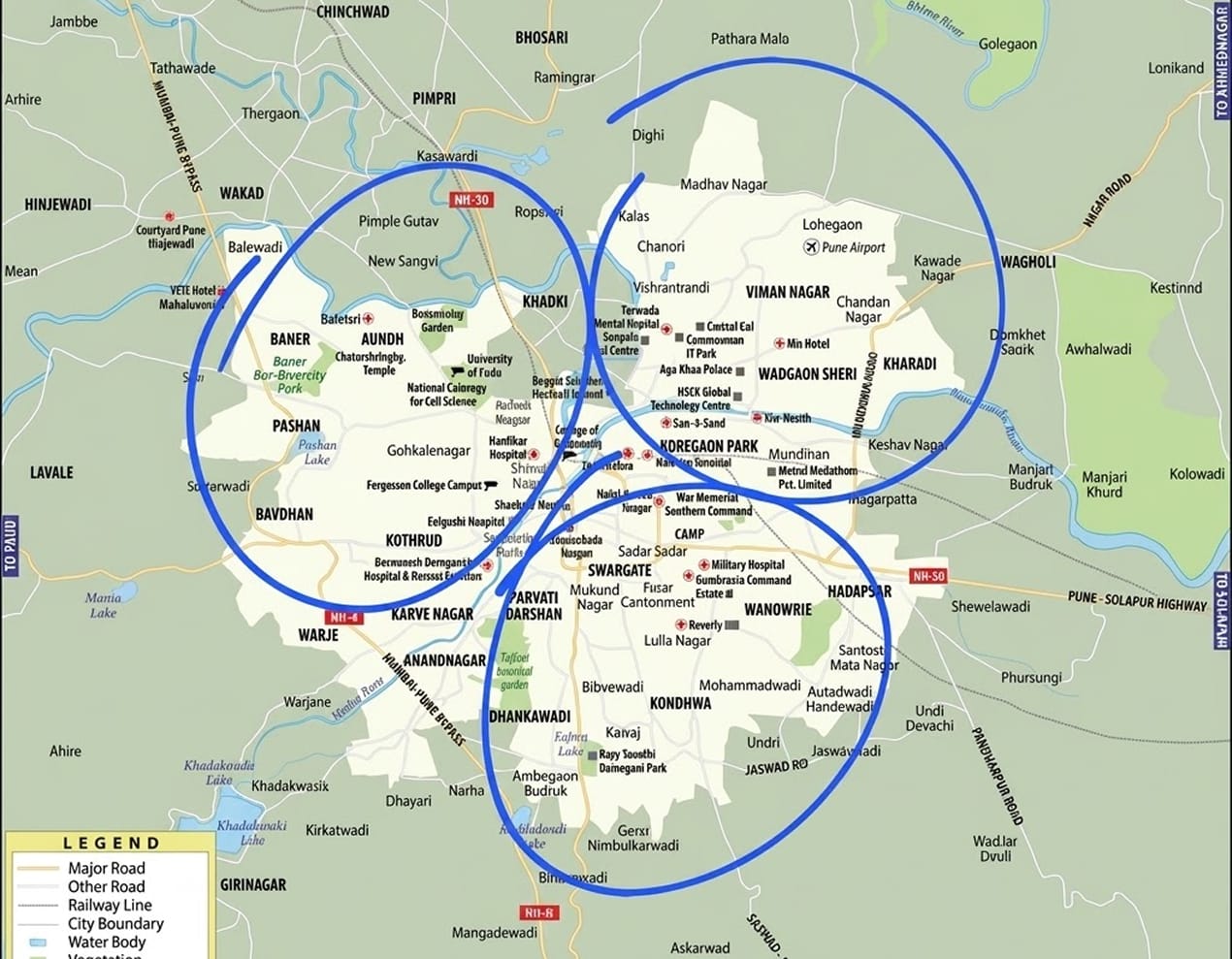 Pune City Map